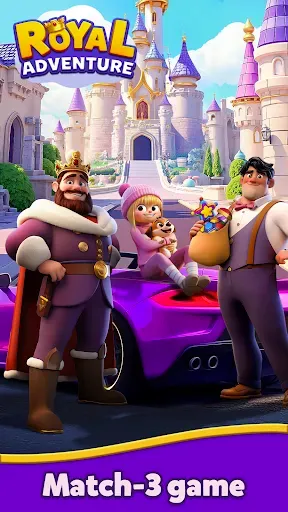 Скриншот 1 — Royal Adventure - Match 3 Game