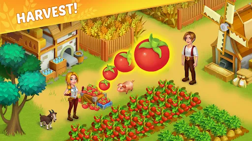 Скриншот 1 — Dreamy Harvest: Остров фермы