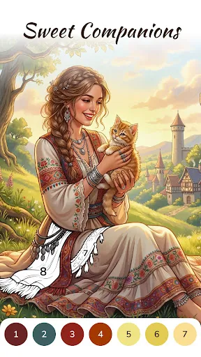 Скриншот 2 — Dress Color: Paint by Number