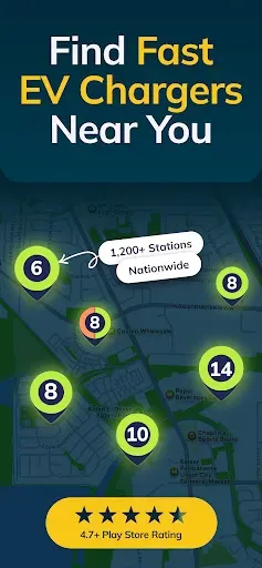 Скриншот 1 — EVgo Fast EV Charging Stations