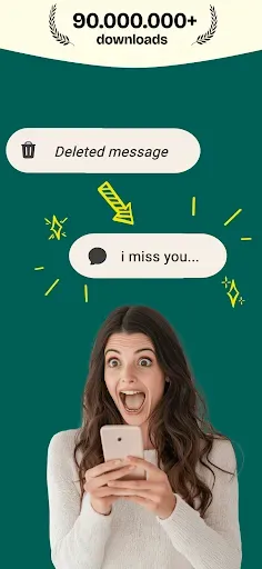 Скриншот 1 — WAMR: Reveal deleted messages!