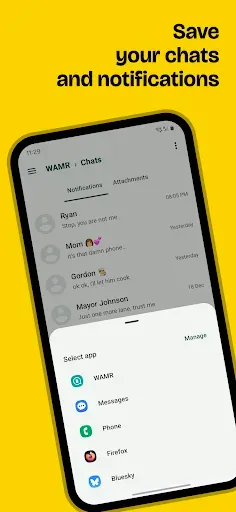 Скриншот 2 — WAMR: Reveal deleted messages!
