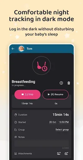 Скриншот 5 — Baby Daybook - Newborn Tracker