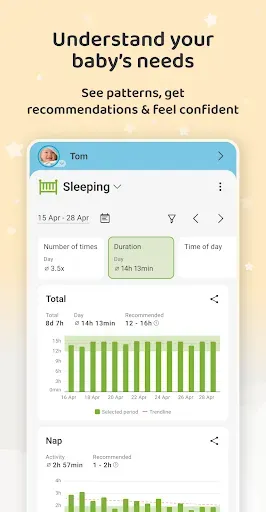 Скриншот 6 — Baby Daybook - Newborn Tracker