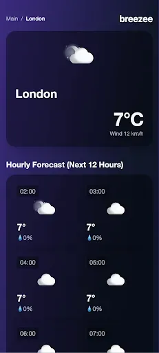 Скриншот 4 — Breezee Weather