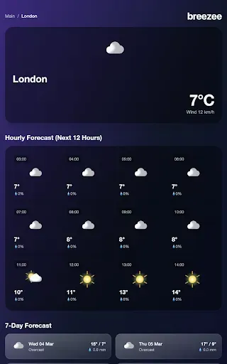 Скриншот 8 — Breezee Weather
