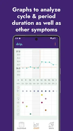 Скриншот 4 — drip period & cycle tracker