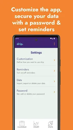 Скриншот 8 — drip period & cycle tracker
