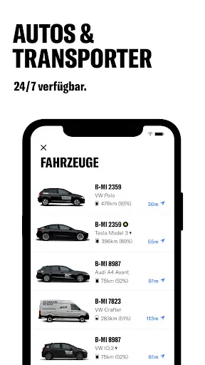 Скриншот 2 — MILES Carsharing & Vansharing