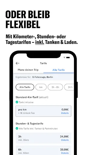 Скриншот 4 — MILES Carsharing & Vansharing