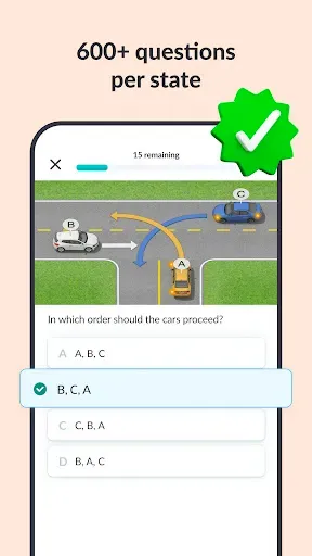 Скриншот 2 — Zutobi: Permit & Driving Prep