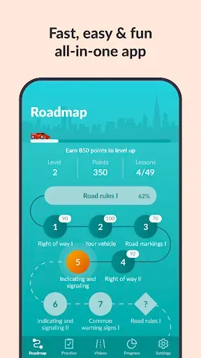 Скриншот 4 — Zutobi: Permit & Driving Prep