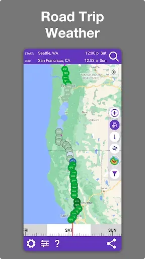 Скриншот 2 — Drive Weather With Live Radar