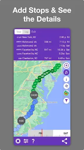 Скриншот 5 — Drive Weather With Live Radar