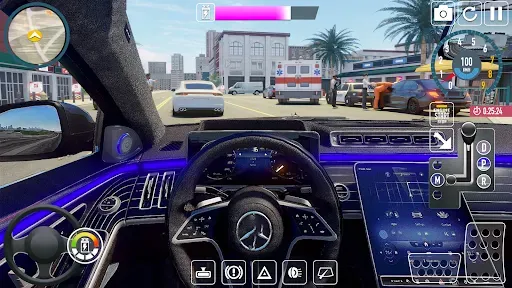 Скриншот 2 — Car Driving School Sim 2023