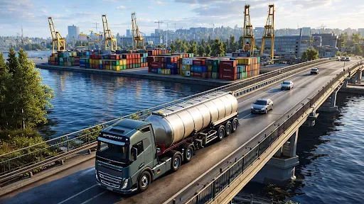 Скриншот 2 — Truck Driving Simulator Game