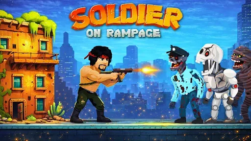 Скриншот 1 — Soldier on Rampage - Fighter