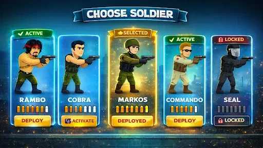 Скриншот 3 — Soldier on Rampage - Fighter