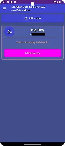 Скриншот 3 — LastSeen Chat Tracker