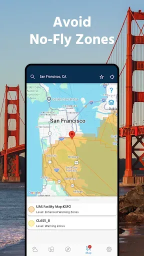 Скриншот 3 — Dronecast - Weather & Fly Map