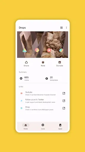 Скриншот 1 — Drops Icon Pack