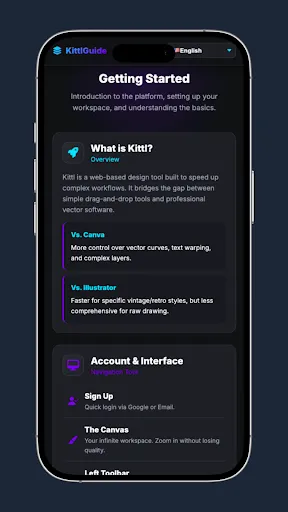 Скриншот 2 — Kittl: Ai Design Hint