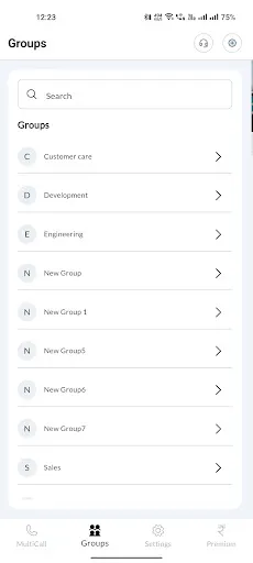 Скриншот 7 — MultiCall – Group Calling App