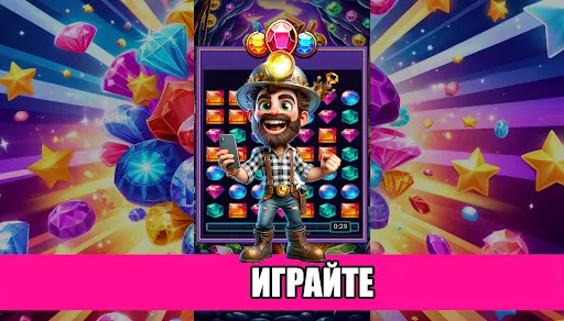 Скриншот 2 — Драгоценности: Играй и выигры