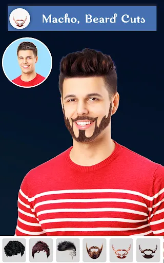 Скриншот 5 — Hairy - Men Hairstyles Beard &