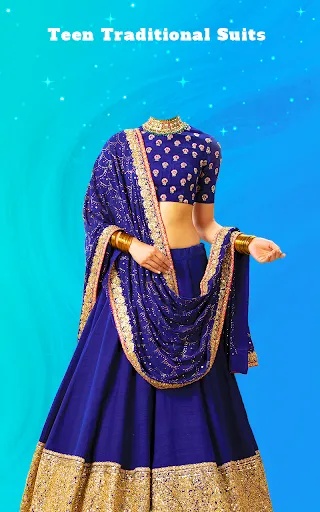 Скриншот 1 — Traditional Girl Photo Suits -