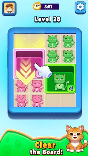 Скриншот 6 — Drop Cat: Color Hole Puzzle