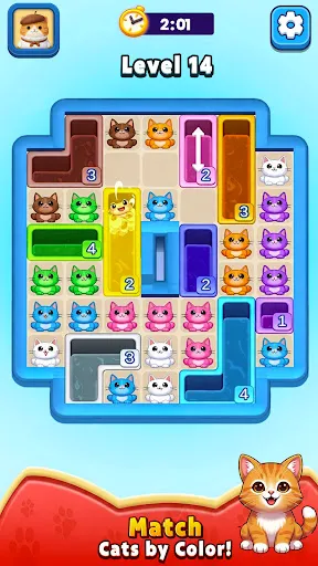 Скриншот 7 — Drop Cat: Color Hole Puzzle