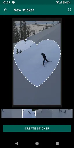 Скриншот 2 — Video stickers for WhatsApp