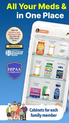 Скриншот 1 — MyCabinet: Medicine Management