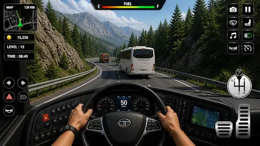 Скриншот 4 — Ultimate Bus Driving 3d Game