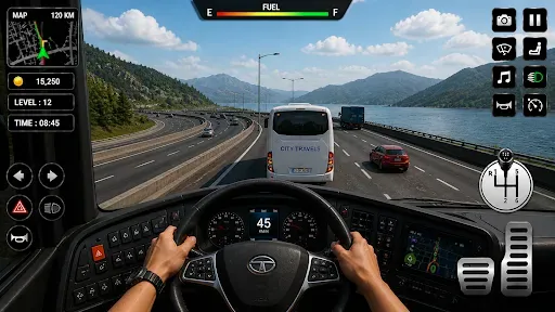Скриншот 7 — Ultimate Bus Driving 3d Game