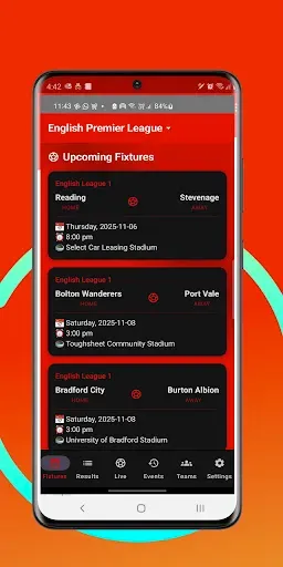 Скриншот 3 — Live Football TV Streaming HD
