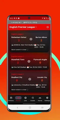Скриншот 4 — Live Football TV Streaming HD