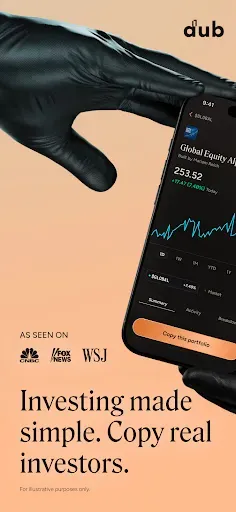 Скриншот 1 — dub: Copy Real Investors