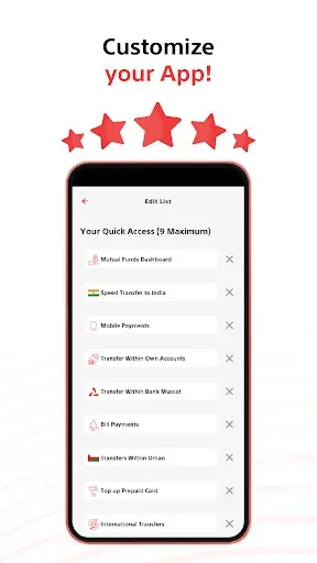 Скриншот 2 — Bank Muscat Mobile banking