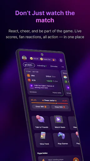 Скриншот 1 — Dugout - Scores, Fans & Banter