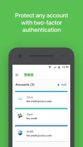 Скриншот 1 — Duo Mobile