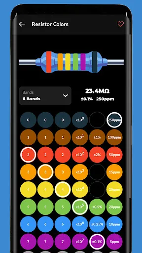 Скриншот 2 — ElectroBox - Electronics Tools