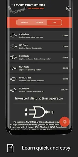 Скриншот 8 — Симулятор Логической Схемы Pro