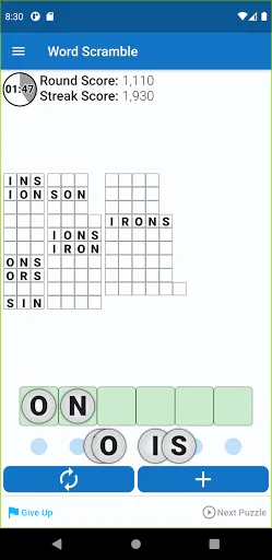 Скриншот 1 — Word Scramble