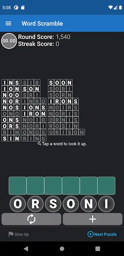 Скриншот 6 — Word Scramble