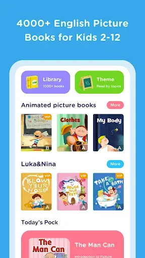 Скриншот 1 — PalFish English - Picture Book