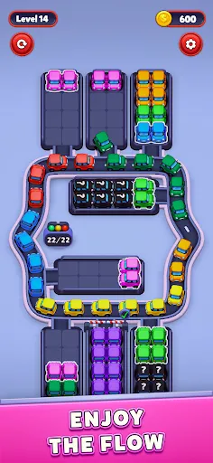 Скриншот 3 — Car Sort: Color Puzzle