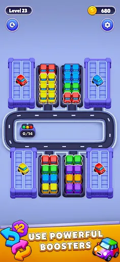 Скриншот 4 — Car Sort: Color Puzzle