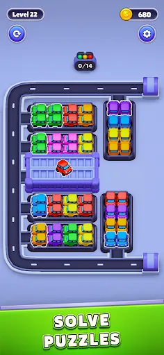 Скриншот 6 — Car Sort: Color Puzzle